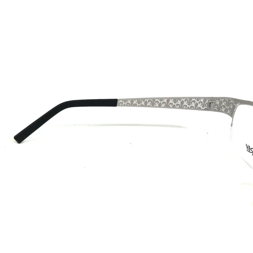 J.F. Rey Eyeglasses Frames JF2558 3010 Red Silver Cat Eye Half Rim 52-16-132